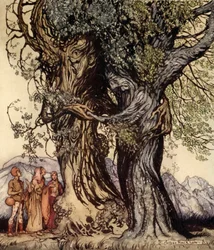 I am old Philemon! murmured the oak, illustration from 